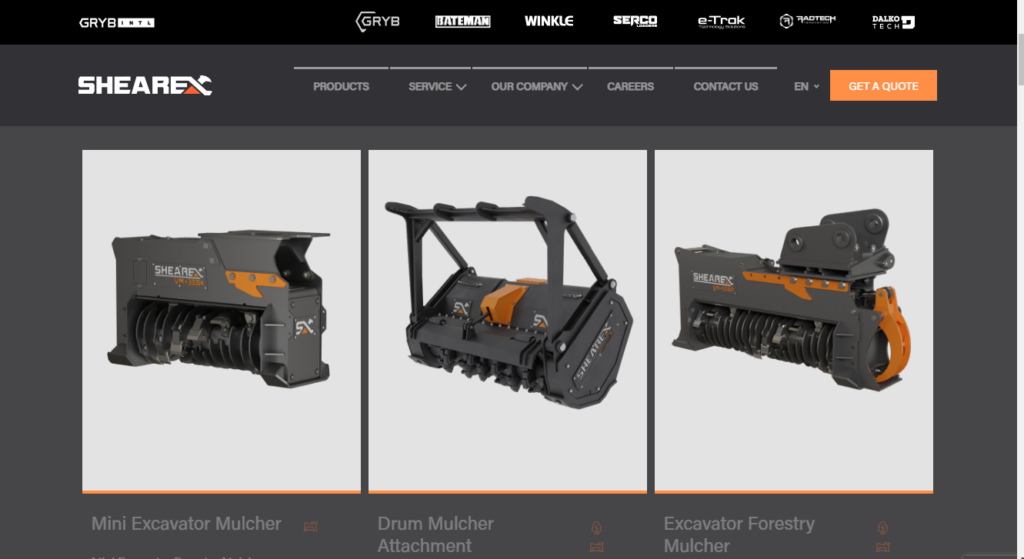 Shearex mulcher